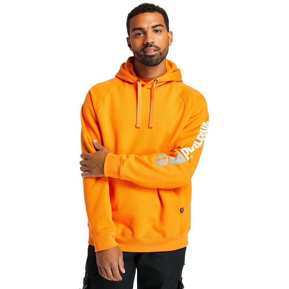 Sudadera Timberland Argentina Hombre - Pro® Hood Honcho Sport Hoodie - Naranjas - LJTPUR-092